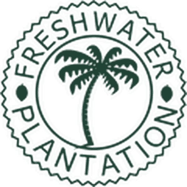 Freshwater Plantation palm tree emblem